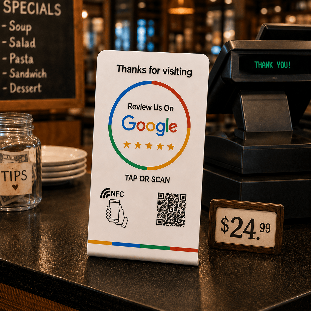 Google Review Stand Primetime Promotions