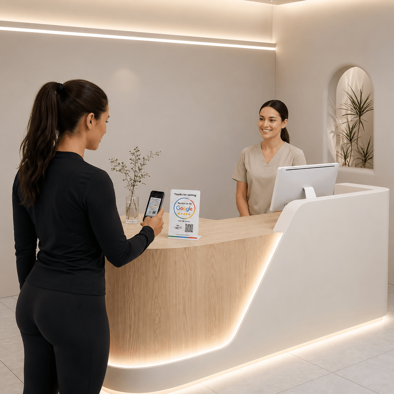 Salon Scene Google Review Card